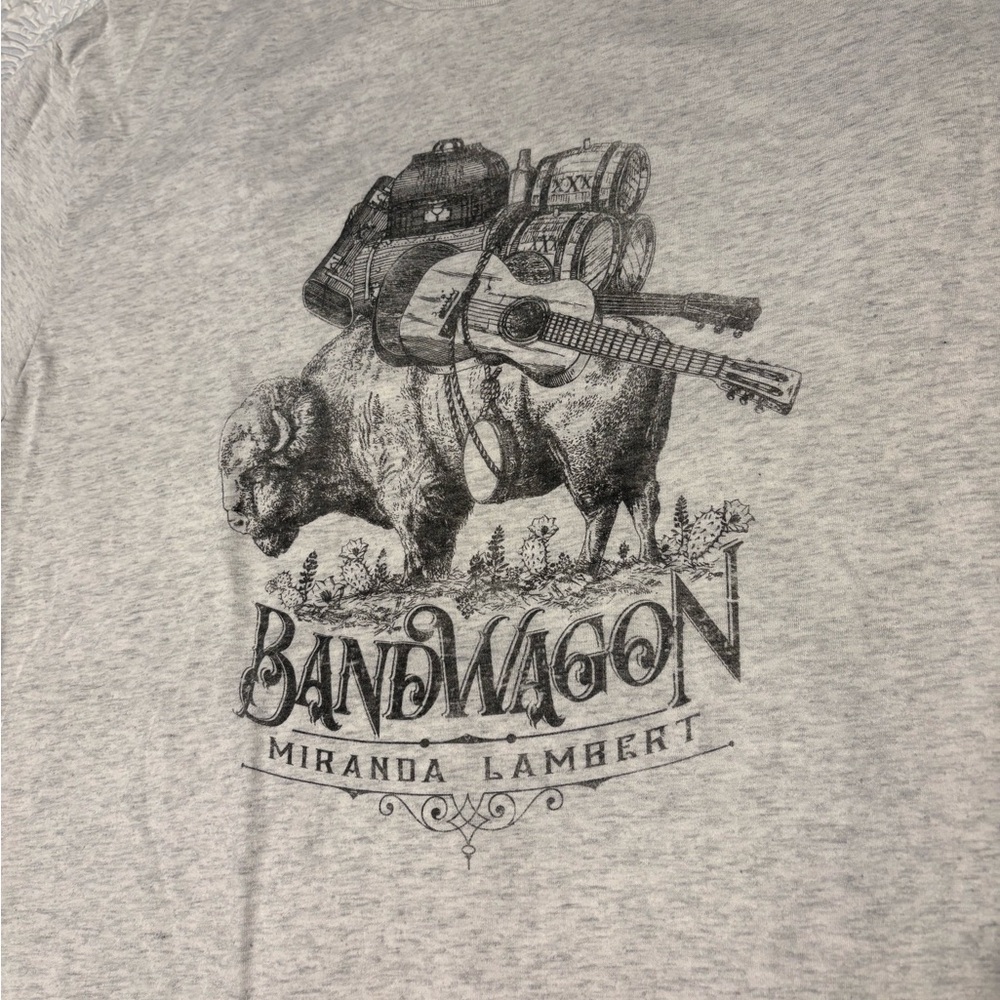 Miranda Lambert concert tee Next Level Apparel Gray Graphic Tee XL